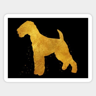 Airedale Terrier dog golden art Magnet